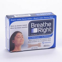 BREATHE RIGHT - TIRA ADH NASAL (COLOR T- PEQ-MED 30 U)