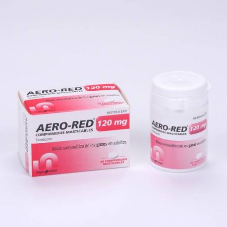AERO RED 120 MG 40 COMPRIMIDOS MASTICABLES