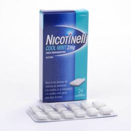 NICOTINELL COOL MINT 2 MG 24 CHICLES MEDICAMENTOSOS