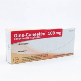 GINE CANESTEN 100 MG 6 COMPRIMIDOS VAGINALES