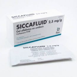 SICCAFLUID 2.5 MG/G GEL OFTALMICO 60 MONODOSIS 0.5 G