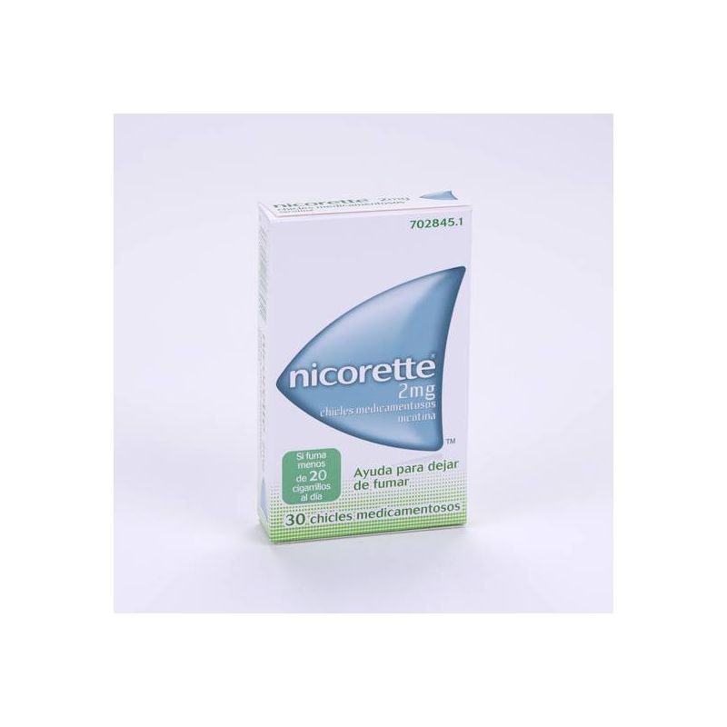 NICORETTE 2 mg CHICLES MEDICAMENTOSOS, 30 chicles