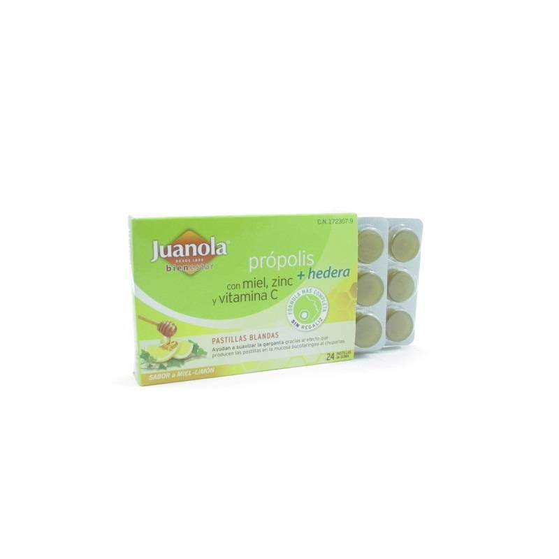 Comprar Juanola Propolis Miel Limon 24 Pastillas - Parafarmacia Campoamor
