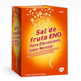 SAL DE FRUTA ENO NARANJA 5 G 10 SOBRES POLVO SOLUCION ORAL
