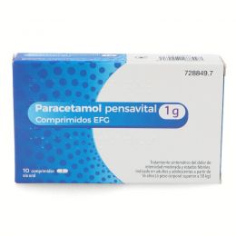 PARACETAMOL PENSAVITAL 1 G 10 COMPRIMIDOS
