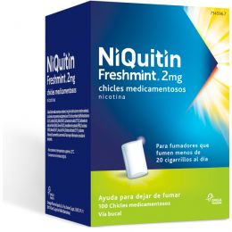 NIQUITIN FRESHMINT GUMS 2X100