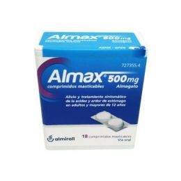 ALMAX 500 MG 18 COMPRIMIDOS MASTICABLES