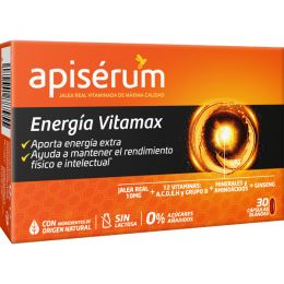 APISERUM ENERGIA VITAMAX 30 CÁPSULAS