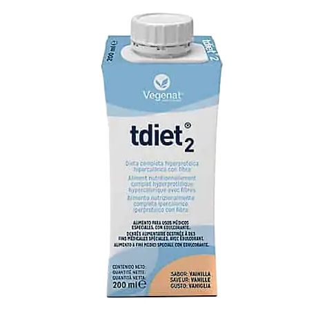 TDIET 2 (ANTES T-DIET 20/2) 200 ML 24 BOTELLA VAINILLA