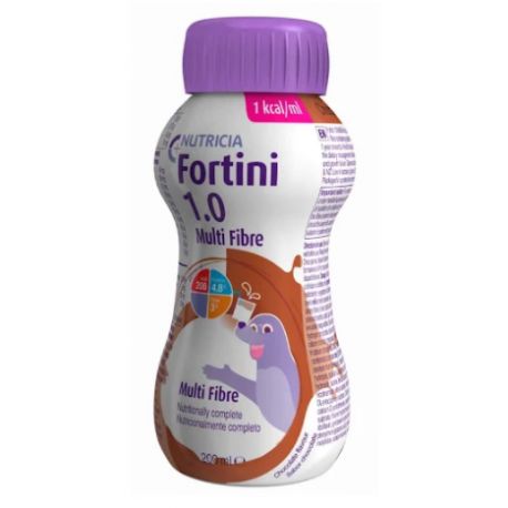 FORTINI 1.0 MULTI FIBRE 24 BOTELLAS 200 ML SABOR CHOCOLATE