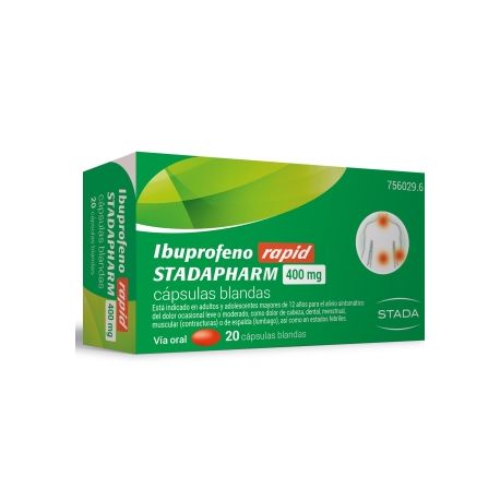 IBUPROFENO STADAPHARM 400 mg 20 CÁPSULAS BLANDAS