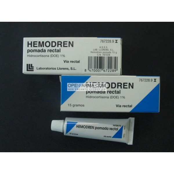Hemorroides Hemodren-pda-rectal-15-g
