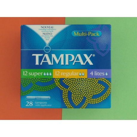 TAMPON TAMPAX MULTIPACK 28 UNIDADES