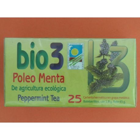 BIO3 POLEO MENTA 1.5 G 25 FILTROS